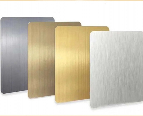 BRUSHED ALUMINUM PLATE